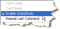 adobe audition 2.0 enable undo/redo command