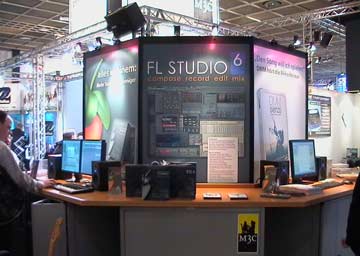 Musikmesse Frankfurt 2006 Image Line booth Fruity Loops Fl Studio 6