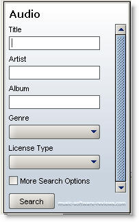 Limewire 4.1 Search Options